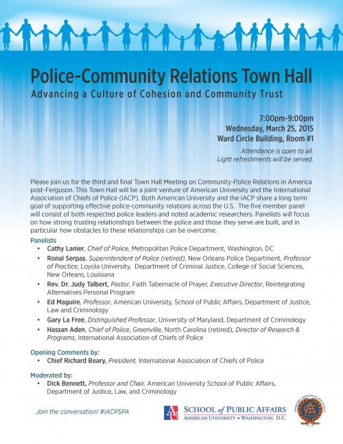 Police Community Relations Town Hall