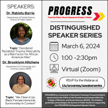 Inaugural PROGRESS Speaker Series Event Graphic