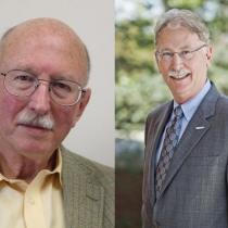 Gary LaFree, Distinguished University Professor Emeritus, and Peter Reuter, Distinguished University Professor,  Headshots