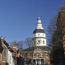 Maryland State House in Annapolis, Md. is from iStock.