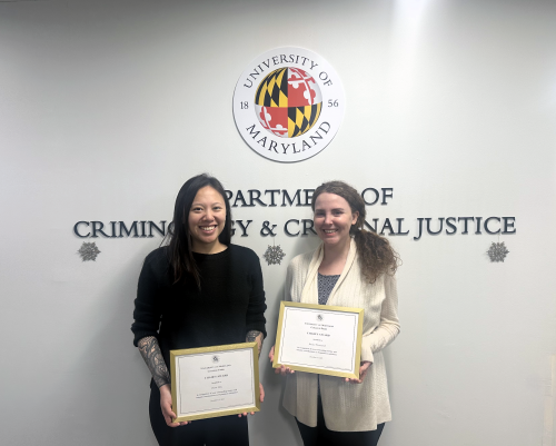 Diane Hou and Jessica Townsend photo with awards