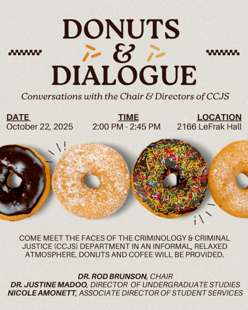 Donuts & Dialogue flyer