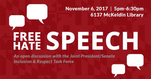 Free Speech and Hate Speech Flyer